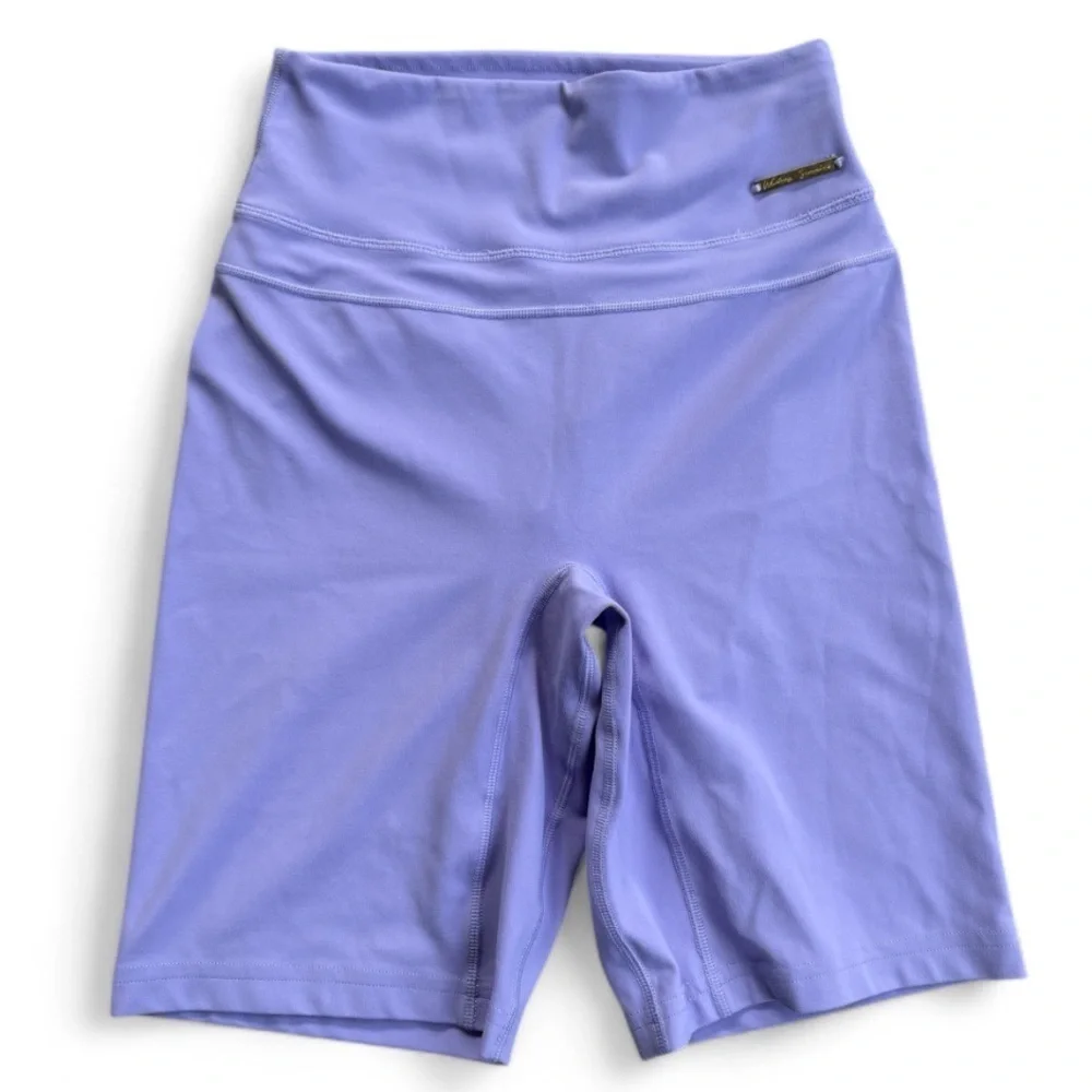 Gymshark Women's High-Waisted Bike Shorts Color Lilac Size XS